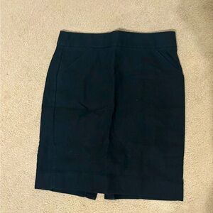 J.Crew black pencil skirt